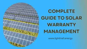 Complete Guide to Solar Warranty Management